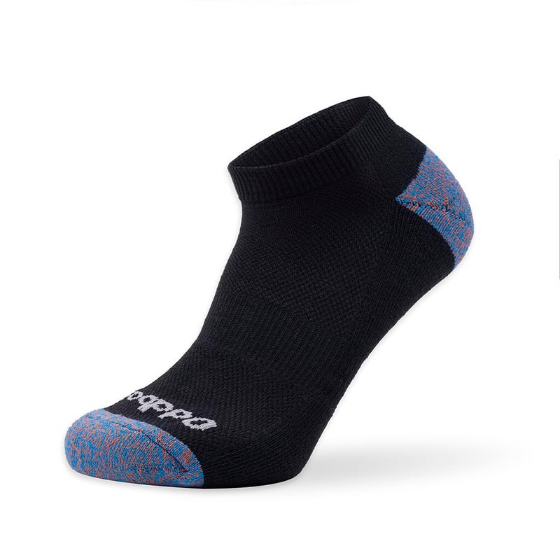 Oddball Men's Performance No-Show Socks â€“ XXL Size 15â€“18 â€“ 3-Pack Coolmax Padded Athletic Socks for Big Feet Comfort, Black - Image 3